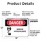 Signmission Sodium Hypochlorite Danger Sign, Plastic, 18in W x 12in L, 2PK OS-2PACK-DS-P-1218-L-1935 - alternate 7